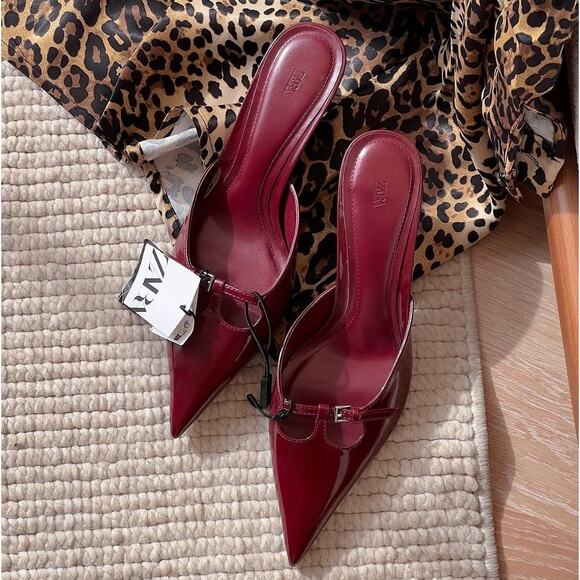 ZARA Pointed Toe Slip-Ons NWT - Picture 7 of 16